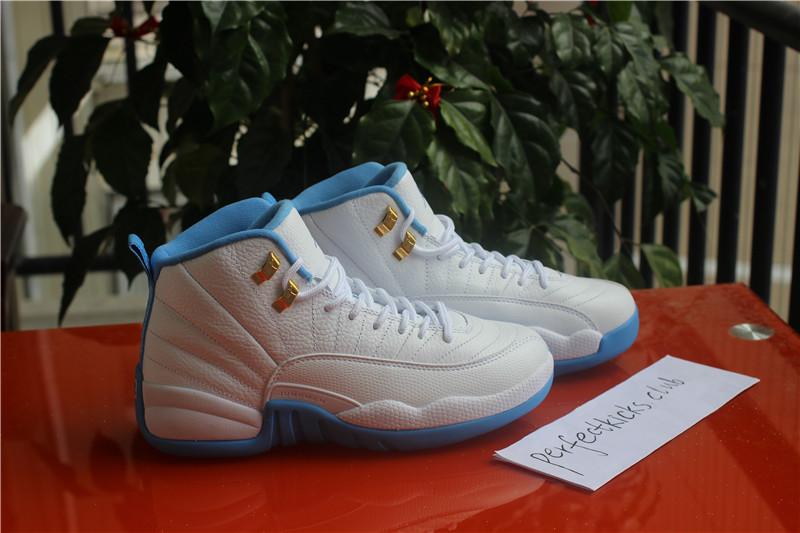 Authentic Air Jordan 12 GS University Blue